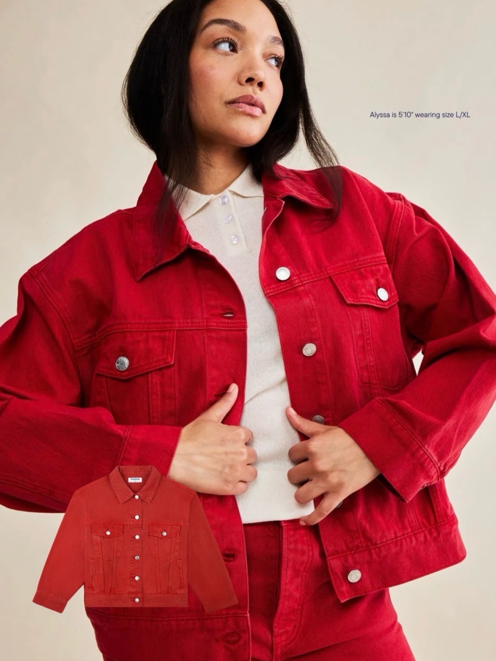Parke Oversized Denim Jacket
